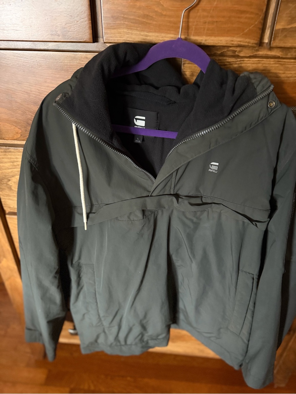 G-Star Men's Dark Green Anorak Jacket